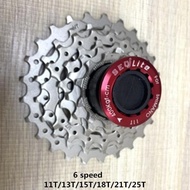 Folding bicycle 6 7speed freewheel for 6 speed 7speed cassette