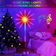 Led Fireworks Light Set CNY Flashing to Music with Bluetooth Connection, 5V Colorful Fireworks Effec