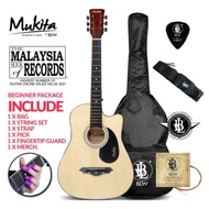 38 Inch Acoustic Guitar / Gitar Akustik Mukita by BLW