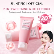 SKINTIFIC Niacinamide Brightening Cleanser Facial Cleanser pencuci muka Glowing Face Oil Control Cle