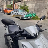 H2C CHROME STEM SIDE MIRROR FOR HONDA & YAMAHA