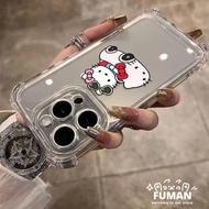 Cute HelloKitty Four-corners Phone Case For iQOO Z10 Z10R Z10X Z9 Turbo Z9X Z9S Z8 Z8X Z7 Z7X Z7i Z6