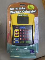 （全新）See 'N' Solve 分數運算學習機 | 逐步解題顯示 | 小學數學教具