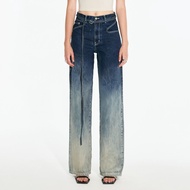 Merge Official - Perfect Low Waist Belt Jeans (พร้อมส่ง)