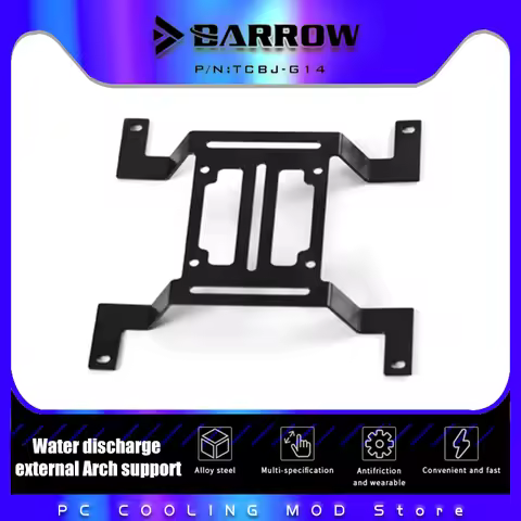 Barrow Water Cooling Radiator Stand Bracket Convex Support 120mm 140mm For Reservoir/Pump TCBJ-G TCB