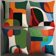 Nordic Rainbow Geometric Pillow Case 45x45cm 1pc/4pcs - Modern Art Soft Cushion Cover Home