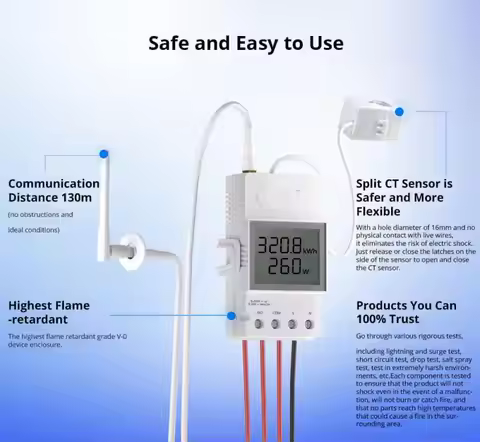 407 / 5,000 keyboard Sonoff Ewelink Pow Ring Smart Power Meter Automatically Save Data Alexa Google 