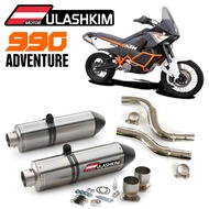 990 Adventure Motorcycle Exhaust Kit With Link Pipe For KTM 990 Adventure R 2006 To 2012 Exhaust Muf
