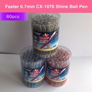 Faster 0.7mm CX-1076 Shine Ball Pen (60pcs)