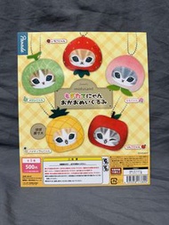 全新現貨🔥水果Mofusand 公仔系列 扭蛋 草莓 士多啤梨 蜜瓜 桃 菠蘿 蘋果 貓 Bandai