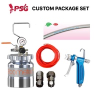 Custom Package Set 2: Elcometer Paint Tank 2.5L + Manoli Mini 06 + Hakko & PU Hose with Couplings