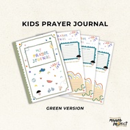 Kids Prayer Journal + Letters to God | Green Version | Manna Project | Sunday School Book | Bible st