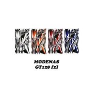 MODENAS GT128 (2) Body Sticker / Stripe #gt 128