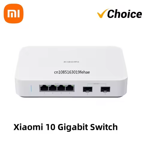 Xiaomi Mi 10 Gigabit Ethernet Switch 10000Mbps Network Switches VLAN Ethernet Splitter Lan Router 4 