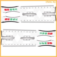 4 Pcs Portable Pupillometer Pupillary Distance Ruler Accurate Pd for Eyeglasses Lightweight Pvc Mult