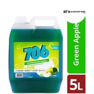 TP 706 Dishwashing Liquid Green Apple 5L