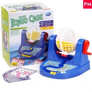 Bingo Cage Lottery Game Set Toy - Family Boardgame - Mainan Loteri Sangkar Bingo - Number Prediction