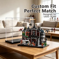 Model Display Case for Lego 76300 Arkham Asylum Building Block Display Case Dustproof Collector