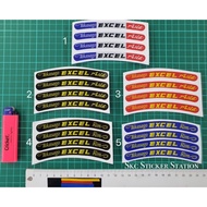 Motor’s Rim Sticker Printing & Laminated (Takasago Excel Asia /Takasago Excel Rim) #takasago #rimsti
