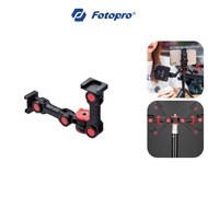 Fotopro GS-3 GS3 Magic Arm Bracket with Dual Cold Shoe Mounts, Universal Extension Magic Arm for Pho