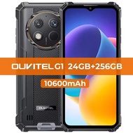 Oukitel G1 Rugged Smartphone 6.52 Inch HD+ 24GB RAM+256GB ROM Mobile Phone 48MP Camera 10600mAh Batt