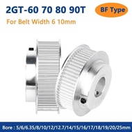 1pc 60T 70T 80T 90T 2GT Timing Pulley Bore 5 6 6.35 8 10 12 12.7-25mm for Width 6/10mm GT2 Synchrono