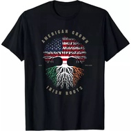 American Grown Irish Roots Ireland Flag Gift T Shirts