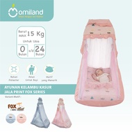 Omiland Baby Swing + Mosquito Net with Mattress | Hanging Baby Hammock