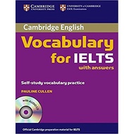 อุปกรณ์ Cambridge Vocabulary สําหรับหนังสือ Ielts