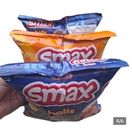 SMAX BALLS CHOCOLATE 40 GR BANDED 2 PCS BONUS SMAX CORN CHEESE
