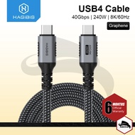 COWBOYTECH - THUNDERBOLT 3 4 HAGIBIS USB TYPE-C TO USB TYPE-C USB TYPE-C USB 4 USB4 PD 240W 8K 40GBP