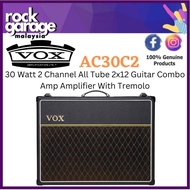 Vox AC30C2 30 Watt 2 Channel All Tube 2x12 Guitar Combo Amp Amplifier With Tremolo (AC 30 C2/AC-30-C