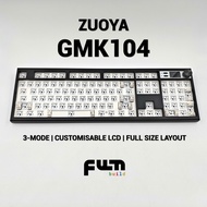 Zuoya GMK104 Mechanical Keyboard | 104 Keys | Hot-Swappable | RGB Backlight | Custom LCD Screen |