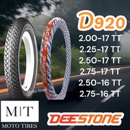 Deestone D920 ยางนอกดีสโตน ขอบ 16”-17” สำหรับรถจักรยานยนต์
