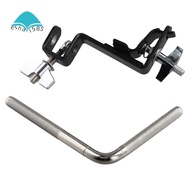 Drum Cowbell Clamp Cowbell Holder Accessories Percussion Mounting Bracket for Drum Drummer Instrumen
