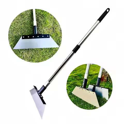 Heavy Duty Garden Weeding Shovel Steel Lawn Weed Removal Tool Multi-Purpose Farm Cleaning Shovel Gro