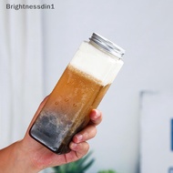 [Brightnessdin] 500ml Portable Fruit Juice Cold Brewed Tea Bottle Transparent Plastic Beverage Bottl