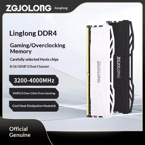 Fmouse Zgjolong Linglong I9 Ddr4 Desktop Ram 16gx2 32gb 3200mhz 3600mhz Hynix Original Chip Heatsink