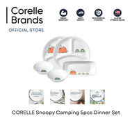 CORELLE Snoopy Camping Dinnerware Set - 5pcs