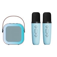 ของแท้ K12 ไมโครโฟนคู่ ลำโพงบลูทูธ RGB MINI small wireless outdoor portable Karaoke speaker