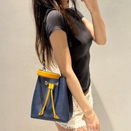 LV NeoNoe BB 水桶 藍色拼色水波紋桶包 芯片款 尺寸約20×13×20 附件塵袋 盒子