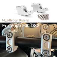 For Voge 900 DSX DSX900 DS 900 X DS900X New 1 pair Motorcycle Accessories Silver Aluminum Handlebar 