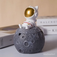 ZZAstronaut Ashtray Creative Personalized Trend Home Living Room Prevent Fly Ash Covered Cute Light LuxuryinsGood-look