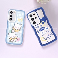 Wavy case for Samsung S25 S25Plus S25+ S25Ultra S24 S24FE S24Plus S24+ S24Ultra A05 A05s A15 A25 A35