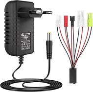 melasta Intelligent 2.4V 3.6V 4.8V 6V 7.2V 8.4V 9.6V 10.8V 12V NIMH/NICD Charger for 2-10S NIMH Batt
