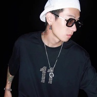 WE11DONE 11 bricklaying Short Sleeve T-Shirt Q5528