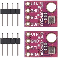 2Pcs BME280 5V Temperature Humidity Atmospheric Barometric Pressure Sensor Module GY-BME280-5V IIC I