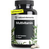 elements Multi 365 Tablet Khas Tahunan Berharga AZ dengan K1 dan K2 Tanpa Bahan Tambahan yang Tidak 