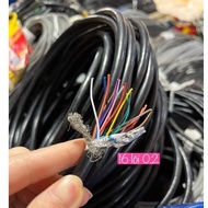 [ 5 meters ] 16x0.2 wire - 16 cores 26awg needle-coated anti-interference signal - plated copper cor