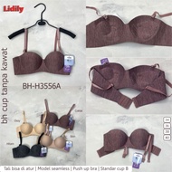 Lydyly Push Up Bra BH H 3556A without wire thick foam Hook 3 Cup AB 3/4 (34-40) Seamless